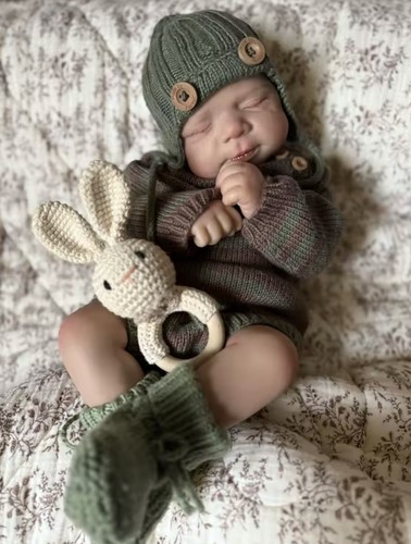 Bébé reborn endormi - bébé,