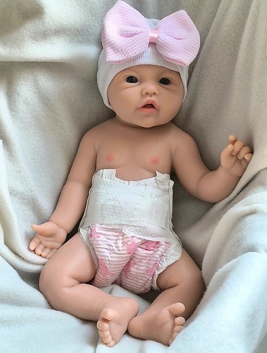 Bébé reborn fille - , silicone